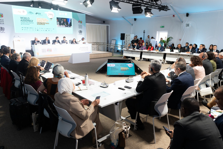 WUF13-ün ilk günü nazirlər görüşü, bayraq qaldırma mərasimi və Assambleya sessiyaları ilə yadda qalıb<font color=red> - FOTOLAR</font>