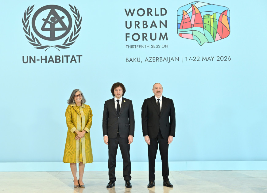 Bakıda Ümumdünya Şəhərsalma Forumunun 13-cü Sessiyasının açılış mərasimi keçirilir Prezident İlham Əliyev tədbirdə iştirak edir<font color='red'> - YENİLƏNƏCƏK</font><font color=red> - FOTOLAR</font>