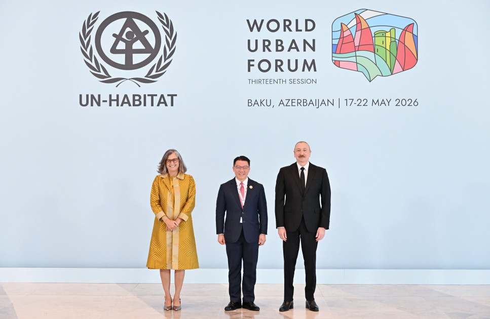 Bakıda Ümumdünya Şəhərsalma Forumunun 13-cü Sessiyasının açılış mərasimi keçirilir Prezident İlham Əliyev tədbirdə iştirak edir<font color='red'> - YENİLƏNƏCƏK</font><font color=red> - FOTOLAR</font>