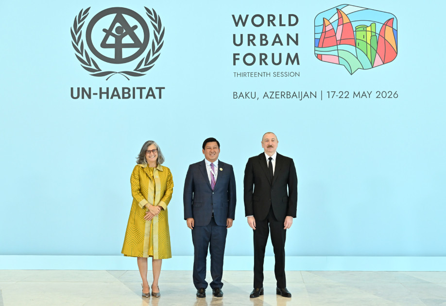 Bakıda Ümumdünya Şəhərsalma Forumunun 13-cü Sessiyasının açılış mərasimi keçirilir Prezident İlham Əliyev tədbirdə iştirak edir<font color='red'> - YENİLƏNƏCƏK</font><font color=red> - FOTOLAR</font>