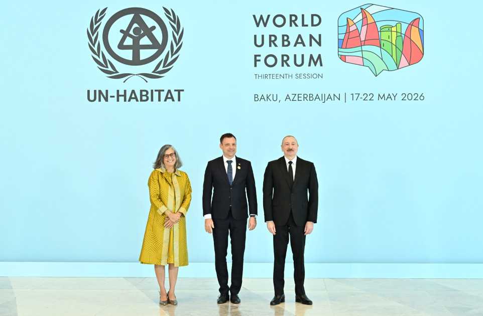 Bakıda Ümumdünya Şəhərsalma Forumunun 13-cü Sessiyasının açılış mərasimi keçirilir Prezident İlham Əliyev tədbirdə iştirak edir<font color='red'> - YENİLƏNƏCƏK</font><font color=red> - FOTOLAR</font>