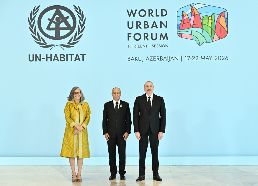 Bakıda Ümumdünya Şəhərsalma Forumunun 13-cü Sessiyasının açılış mərasimi keçirilir Prezident İlham Əliyev tədbirdə iştirak edir<font color='red'> - YENİLƏNƏCƏK</font><font color=red> - FOTOLAR</font>