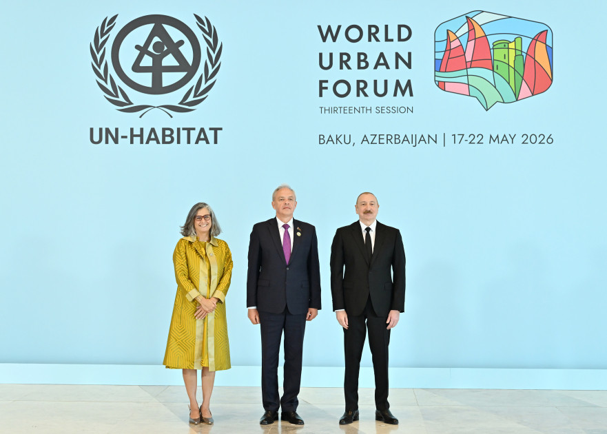 Bakıda Ümumdünya Şəhərsalma Forumunun 13-cü Sessiyasının açılış mərasimi keçirilir Prezident İlham Əliyev tədbirdə iştirak edir<font color='red'> - YENİLƏNƏCƏK</font><font color=red> - FOTOLAR</font>