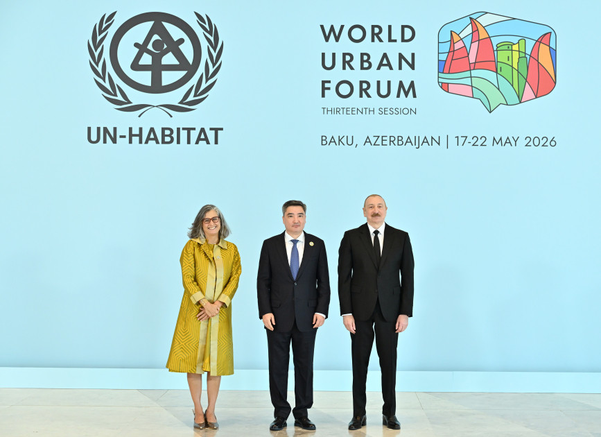Bakıda Ümumdünya Şəhərsalma Forumunun 13-cü Sessiyasının açılış mərasimi keçirilir Prezident İlham Əliyev tədbirdə iştirak edir<font color='red'> - YENİLƏNƏCƏK</font><font color=red> - FOTOLAR</font>
