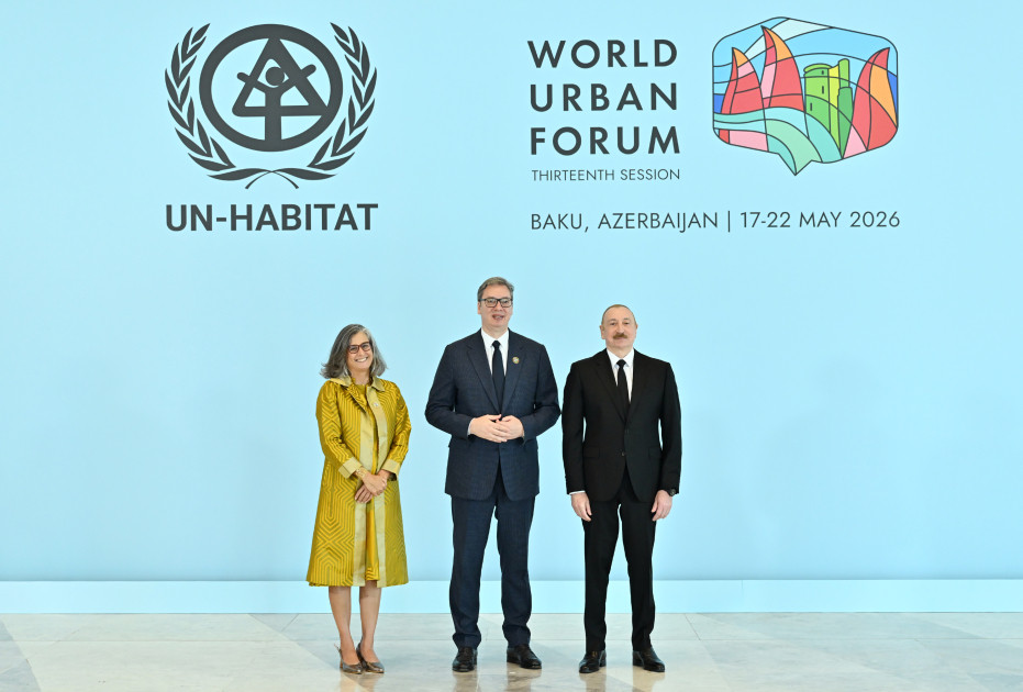 Bakıda Ümumdünya Şəhərsalma Forumunun 13-cü Sessiyasının açılış mərasimi keçirilir Prezident İlham Əliyev tədbirdə iştirak edir<font color='red'> - YENİLƏNƏCƏK</font><font color=red> - FOTOLAR</font>