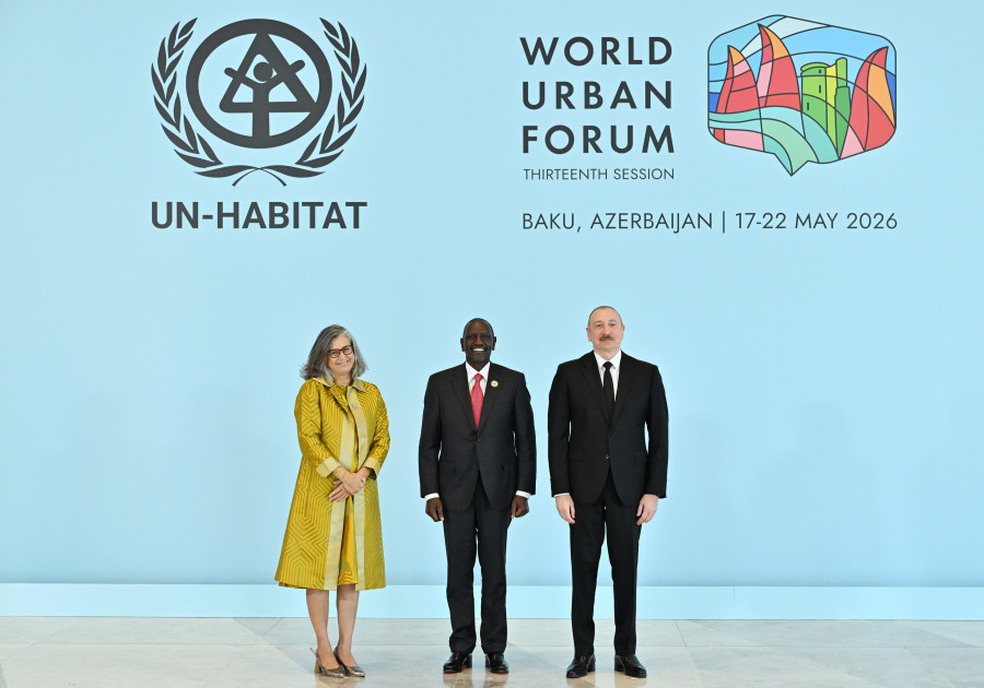 Bakıda Ümumdünya Şəhərsalma Forumunun 13-cü Sessiyasının açılış mərasimi keçirilir Prezident İlham Əliyev tədbirdə iştirak edir<font color='red'> - YENİLƏNƏCƏK</font><font color=red> - FOTOLAR</font>