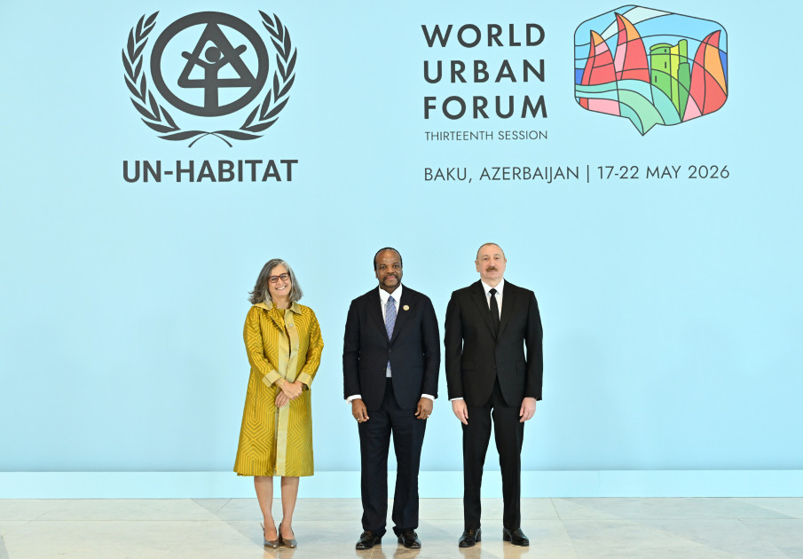 Bakıda Ümumdünya Şəhərsalma Forumunun 13-cü Sessiyasının açılış mərasimi keçirilir Prezident İlham Əliyev tədbirdə iştirak edir<font color='red'> - YENİLƏNƏCƏK</font><font color=red> - FOTOLAR</font>