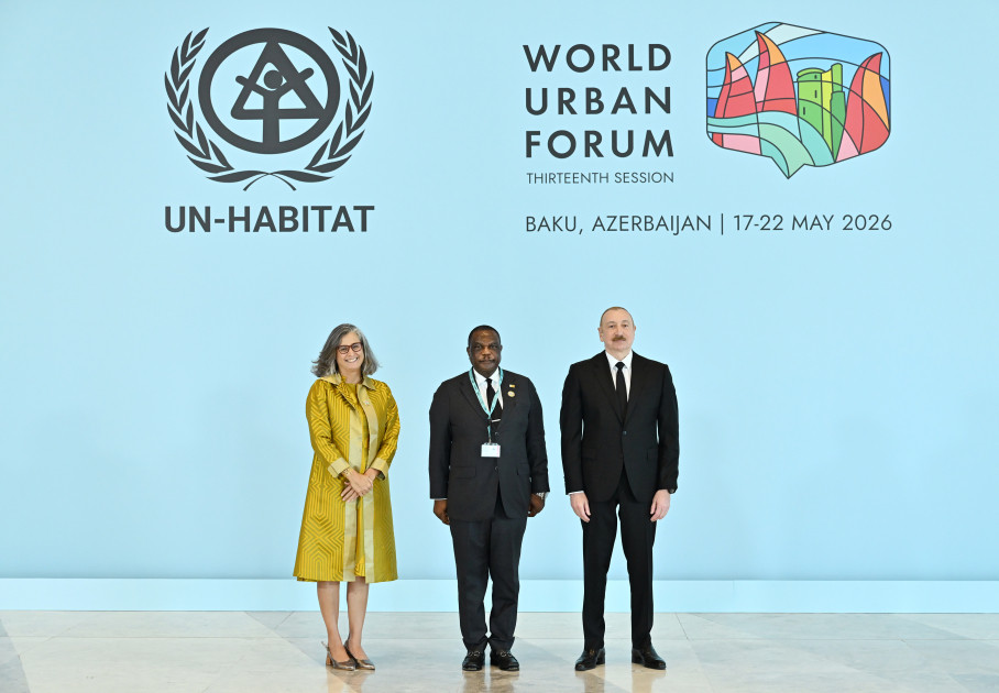 Bakıda Ümumdünya Şəhərsalma Forumunun 13-cü Sessiyasının açılış mərasimi keçirilir Prezident İlham Əliyev tədbirdə iştirak edir<font color='red'> - YENİLƏNƏCƏK</font><font color=red> - FOTOLAR</font>