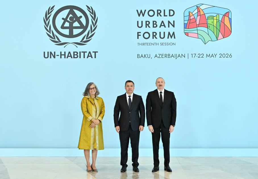 Bakıda Ümumdünya Şəhərsalma Forumunun 13-cü Sessiyasının açılış mərasimi keçirilir Prezident İlham Əliyev tədbirdə iştirak edir<font color='red'> - YENİLƏNƏCƏK</font><font color=red> - FOTOLAR</font>