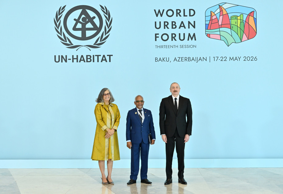 Bakıda Ümumdünya Şəhərsalma Forumunun 13-cü Sessiyasının açılış mərasimi keçirilir Prezident İlham Əliyev tədbirdə iştirak edir<font color='red'> - YENİLƏNƏCƏK</font><font color=red> - FOTOLAR</font>