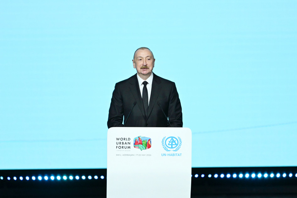 Bakıda Ümumdünya Şəhərsalma Forumunun 13-cü Sessiyasının açılış mərasimi keçirilir Prezident İlham Əliyev tədbirdə iştirak edir<font color='red'> - YENİLƏNƏCƏK</font><font color=red> - FOTOLAR</font>