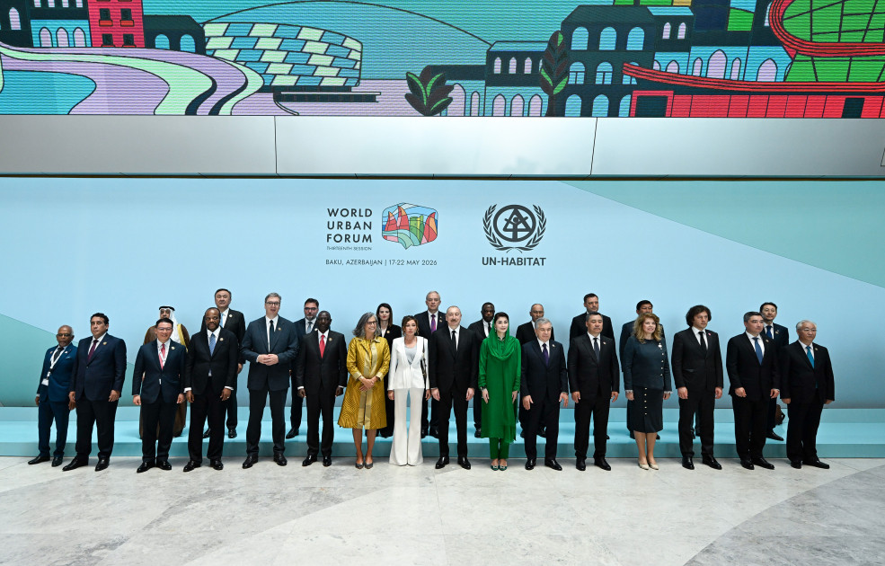 Bakıda Ümumdünya Şəhərsalma Forumunun 13-cü Sessiyasının açılış mərasimi keçirilir Prezident İlham Əliyev tədbirdə iştirak edir<font color='red'> - YENİLƏNƏCƏK</font><font color=red> - FOTOLAR</font>