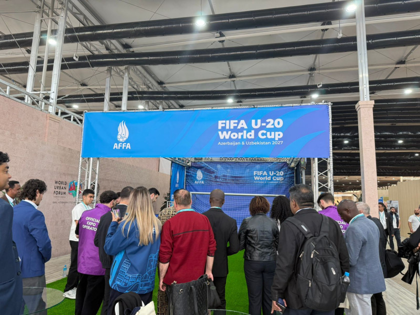 WUF13: “Urban Expo” sərgisində Azərbaycanda keçiriləcək dünya çempionatı ilə bağlı stend qurulub<font color=red> - FOTOLAR</font>