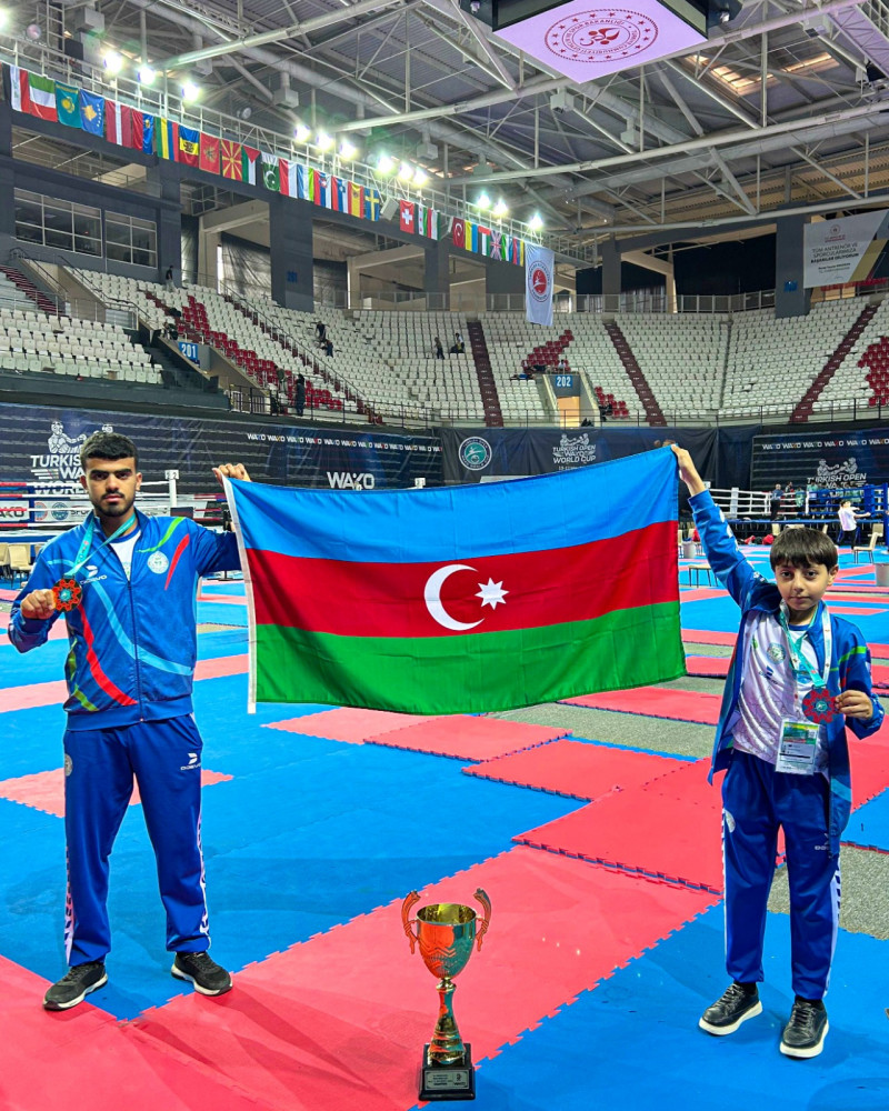 Naxçıvanlı idmançı dünya kubokunun sahibi olub<font color=red> - FOTOLAR</font>