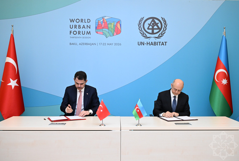 Azərbaycanla Türkiyə arasında “Binalarda enerji səmərəliliyi üzrə texniki əməkdaşlıq haqqında” Anlaşma Memorandumu imzalanıb<font color=red> - FOTOLAR</font>