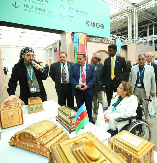 WUF13 çərçivəsində “Mikro sənətdən memarlığa” adlı tematik sərgi açılıb<font color=red> - FOTOLAR</font>