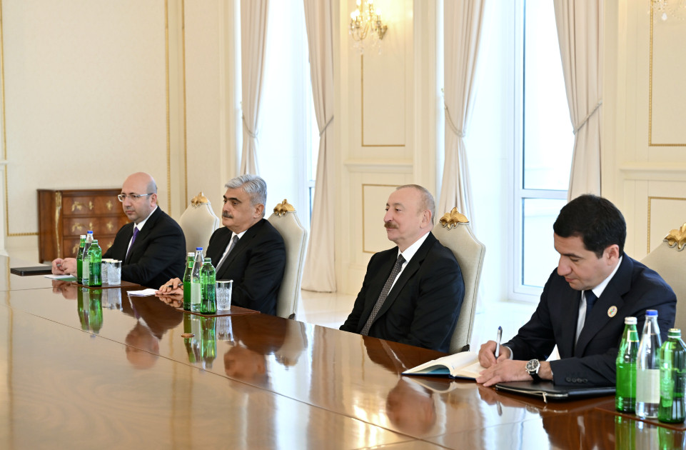 Prezident İlham Əliyev Belarus Milli Assambleyası Nümayəndələr Palatasının sədrini qəbul edib<font color=red> - FOTOLAR</font>