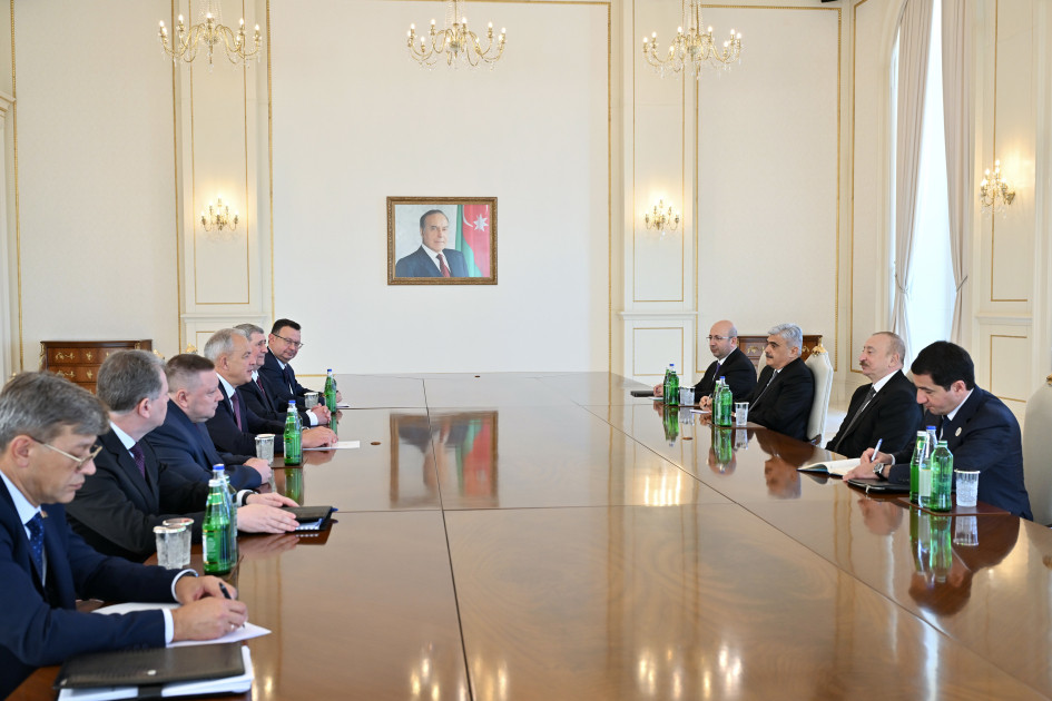 Prezident İlham Əliyev Belarus Milli Assambleyası Nümayəndələr Palatasının sədrini qəbul edib<font color=red> - FOTOLAR</font>