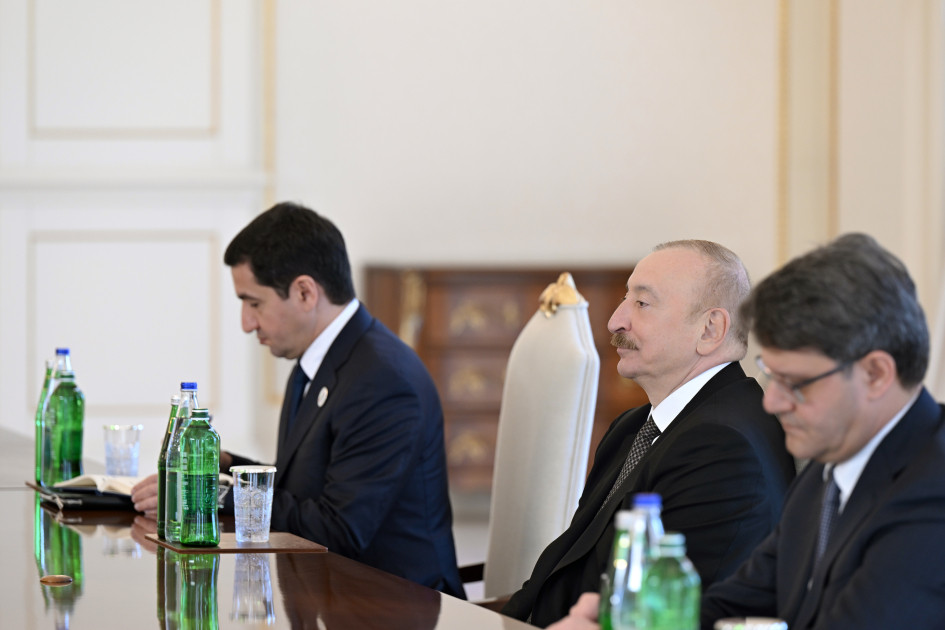 Prezident İlham Əliyev Slovakiya Baş nazirinin müavinini qəbul edib <font color=red> - FOTOLAR</font>
