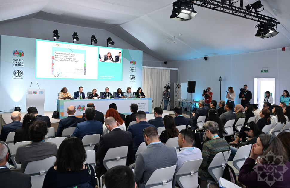 WUF13-də münaqişə və həssas şəraitdə şəhərsalma məsələlərində həllər vasitəsilə sülhə əsaslanan iqlim fəaliyyəti müzakirə olunub<font color='red'> - YENİLƏNİB </font><font color=red> - FOTOLAR</font>