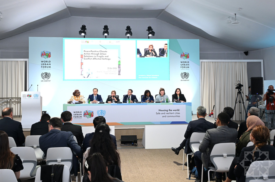WUF13-də münaqişə və həssas şəraitdə şəhərsalma məsələlərində həllər vasitəsilə sülhə əsaslanan iqlim fəaliyyəti müzakirə olunub<font color='red'> - YENİLƏNİB </font><font color=red> - FOTOLAR</font>