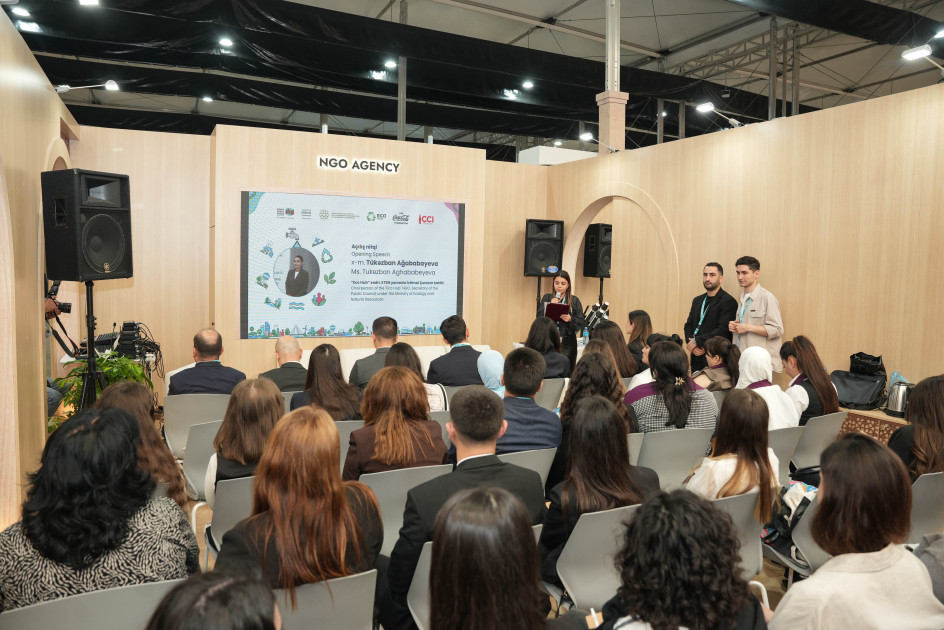 “EcoHub” WUF13 çərçivəsində su dayanıqlılığına həsr olunmuş tədbir keçirib<font color=red> - FOTOLAR</font>