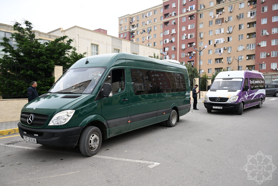 Cəbrayıl rayonuna növbəti köç karvanı yola salınıb<font color=red> - FOTOLAR</font>