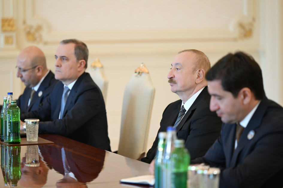 Prezident İlham Əliyev BMT Baş katibinin müavinini qəbul edib<font color=red> - FOTOLAR</font>