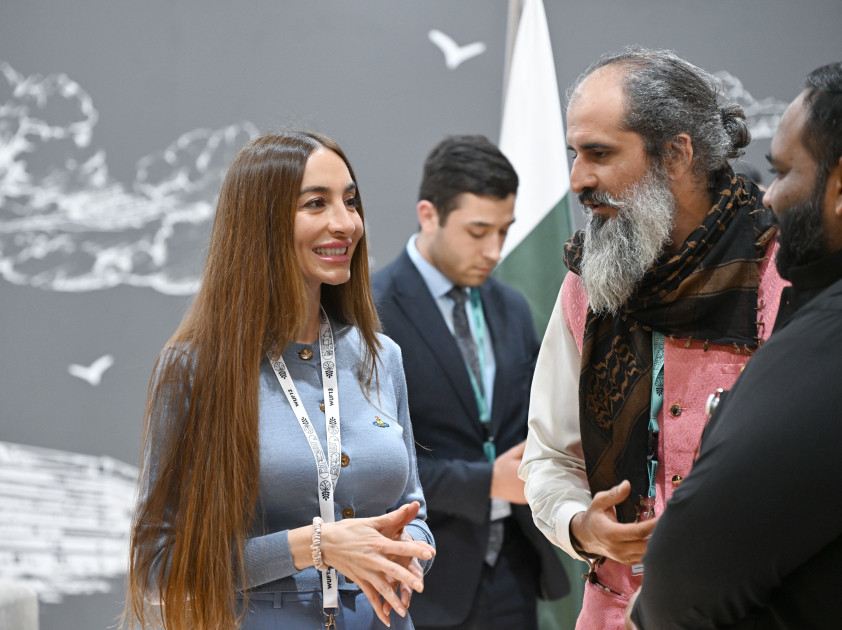 Leyla Əliyeva və Arzu Əliyeva "Urban Expo" sərgisi ilə tanış olublar<font color=red> - FOTOLAR</font>