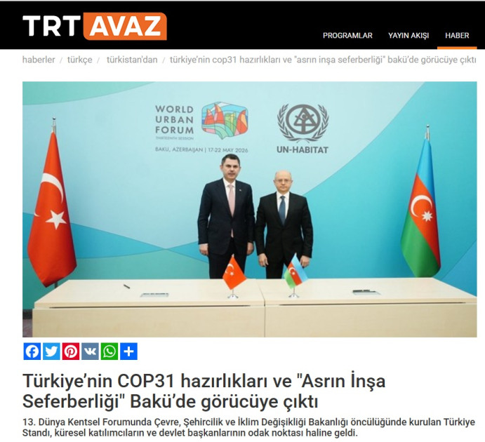 Dünya mediası WUF13-ün qlobal şəhərsalma siyasətində yeni yol xəritəsinin müəyyənləşməsində rolundan yazıb<font color=red> - FOTOLAR</font>