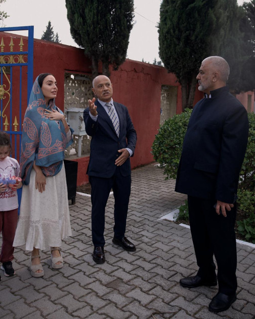 Leyla Əliyeva Masallıda Cümə məscidini ziyarət edib<font color=red> - FOTOLAR</font>