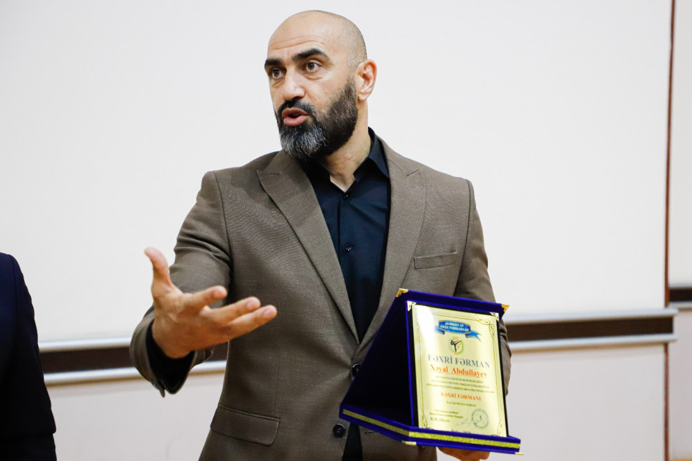 Savat Federasiyasının prezidenti Naxçıvanda seminar keçib<font color=red> - FOTOLAR</font>