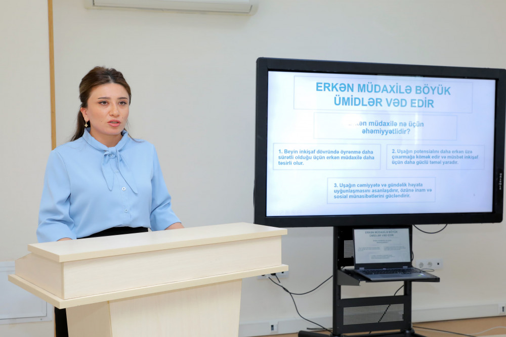 Autizmli uşaqlar və onların valideynləri ilə görüş keçirilib<font color=red> - FOTOLAR</font>