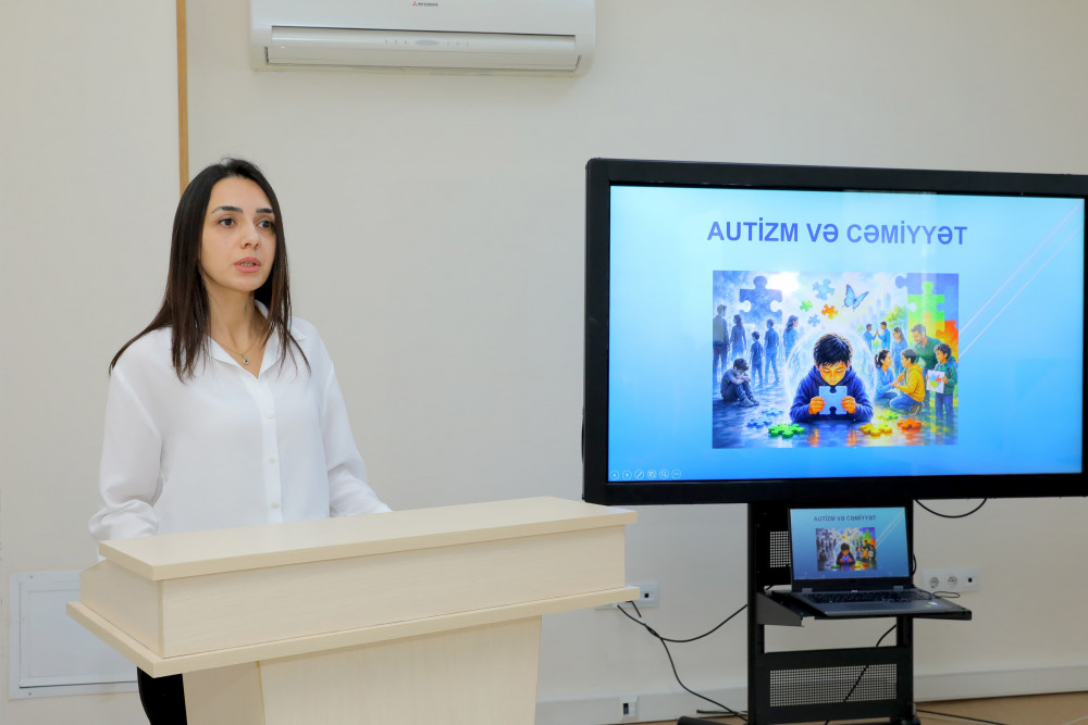 Autizmli uşaqlar və onların valideynləri ilə görüş keçirilib<font color=red> - FOTOLAR</font>