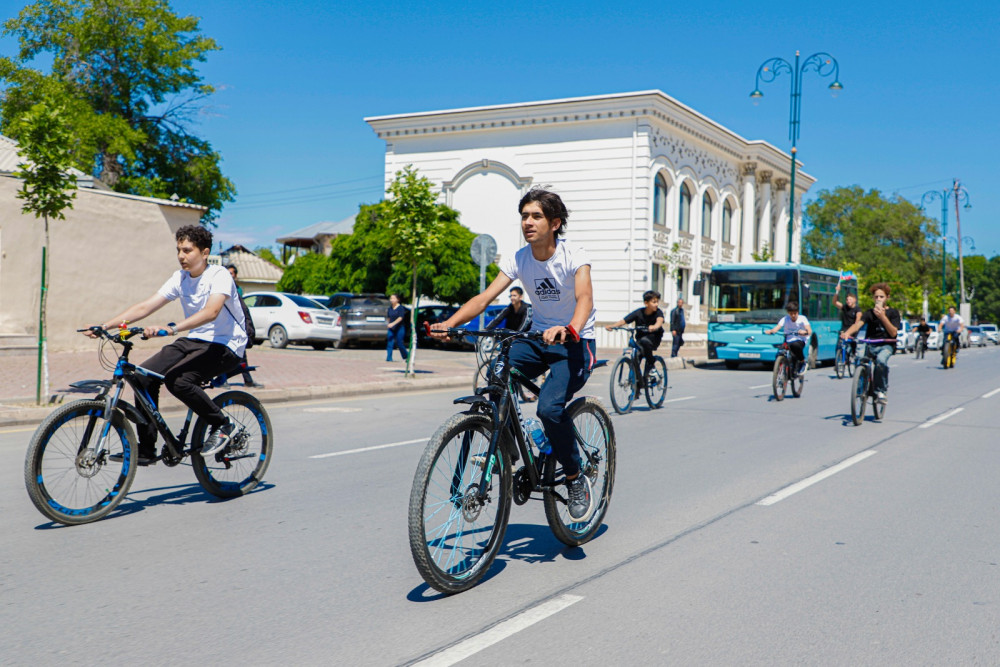 Naxçıvanda velosipedlə “Sağlam şəhər turu” aksiyası keçirilib<font color=red> - FOTOLAR</font>