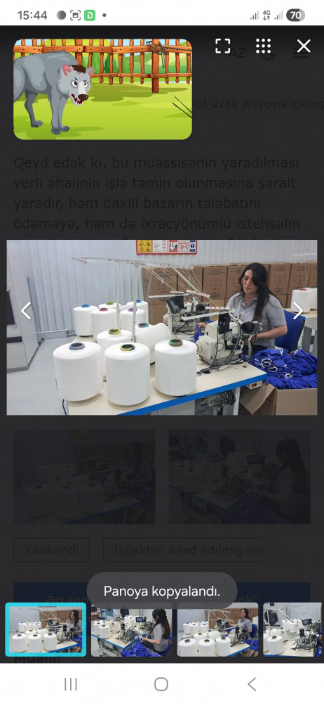 Xankəndidə istehsal gücü illik 25 milyon cüt iş əlcəyi olan müəssisə fəaliyyətə başlayıb<font color=red> - FOTOLAR</font>