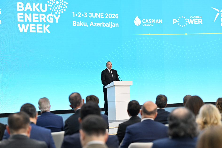 Prezident İlham Əliyev Bakı 31-ci “Baku Energy Forum”un rəsmi açılış mərasimində iştirak edir<font color=red> - FOTOLAR</font>