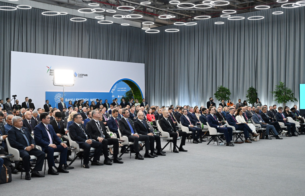 Prezident İlham Əliyev Bakı 31-ci “Baku Energy Forum”un rəsmi açılış mərasimində iştirak edib<font color='red'> - YENİLƏNİB 2</font><font color=red> - FOTOLAR</font>