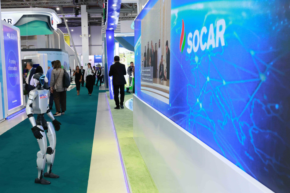 SOCAR 31-ci “Beynəlxalq Xəzər Neft və Qaz Sərgisi”ndə öz stendi ilə təmsil olunur<font color=red> - FOTOLAR</font>