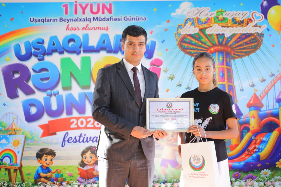 Naxçıvanda “Uşaqların Rəngli Dünyası-2026” festivalı olub<font color=red> - FOTOLAR</font>