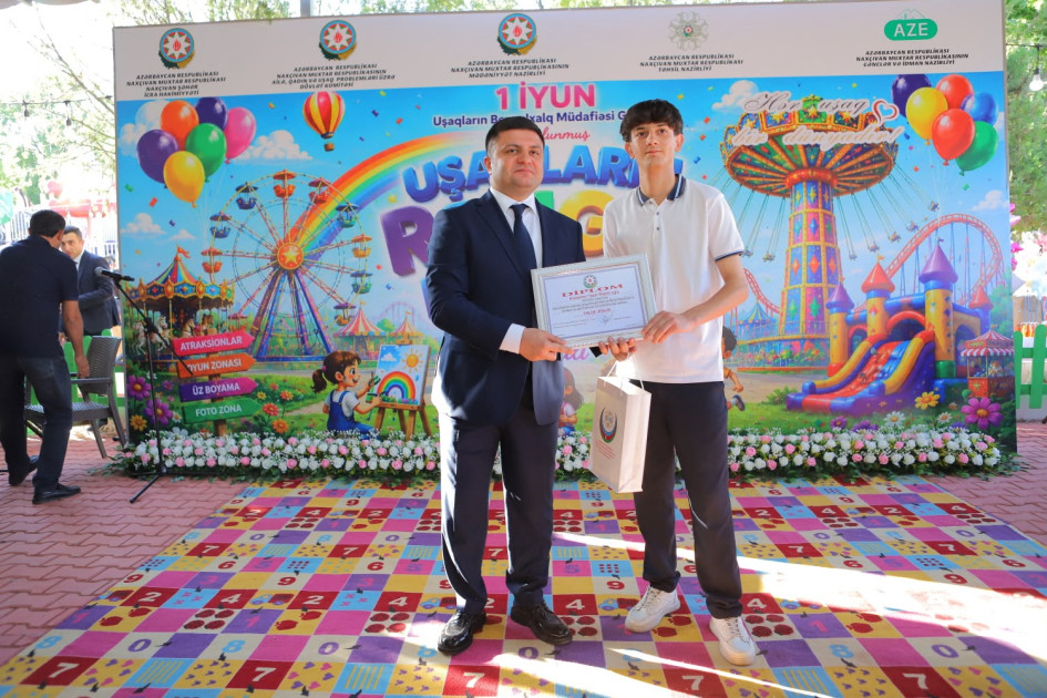 Naxçıvanda “Uşaqların Rəngli Dünyası-2026” festivalı olub<font color=red> - FOTOLAR</font>