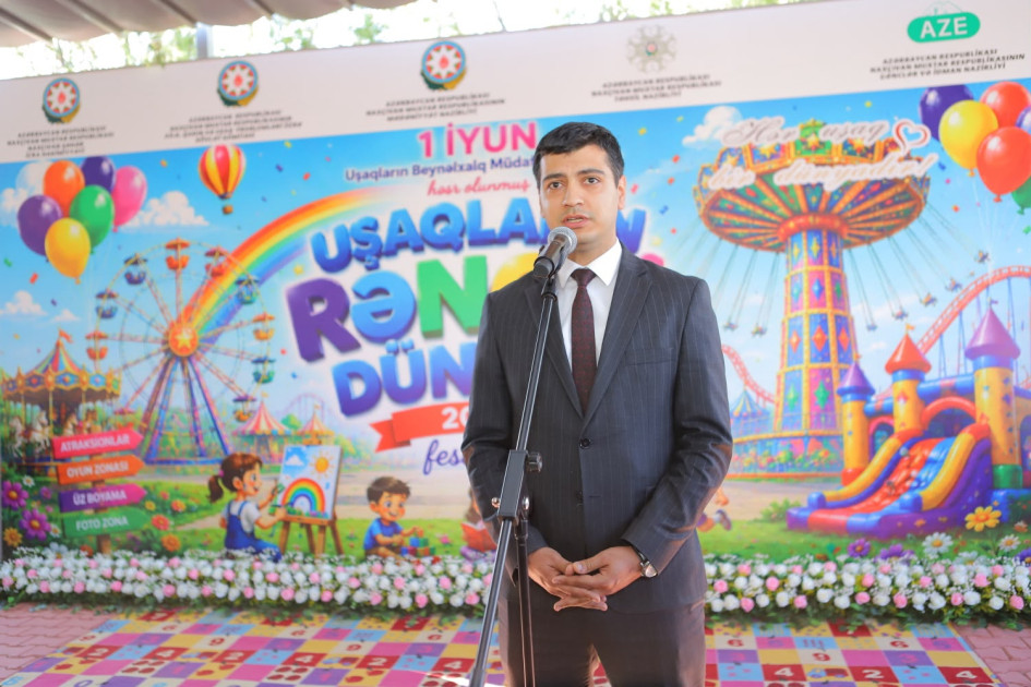 Naxçıvanda “Uşaqların Rəngli Dünyası-2026” festivalı olub<font color=red> - FOTOLAR</font>