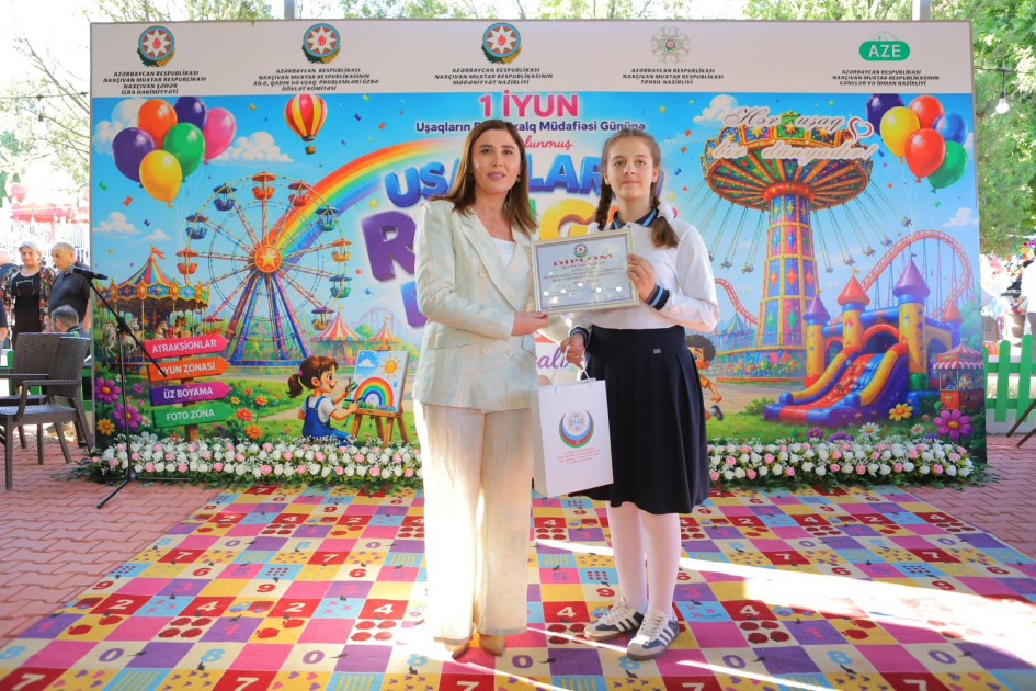 Naxçıvanda “Uşaqların Rəngli Dünyası-2026” festivalı olub<font color=red> - FOTOLAR</font>