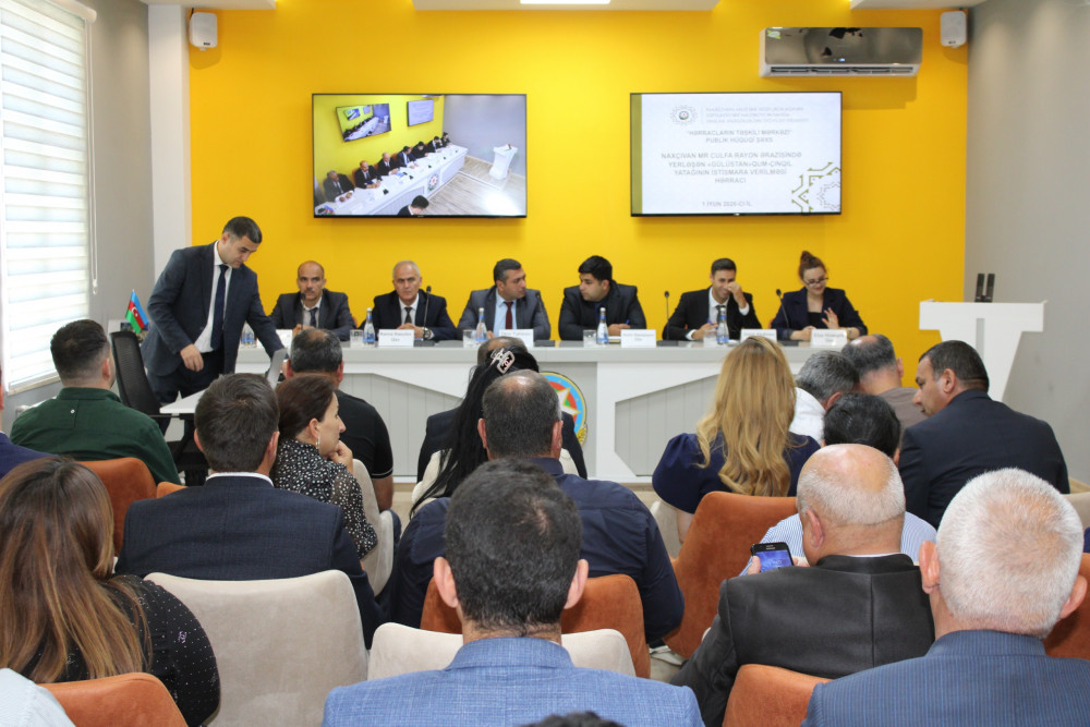 Culfadakı "Gülüstan" qum-çınqıl yatağı istifadəyə verilib<font color=red> - FOTOLAR</font>