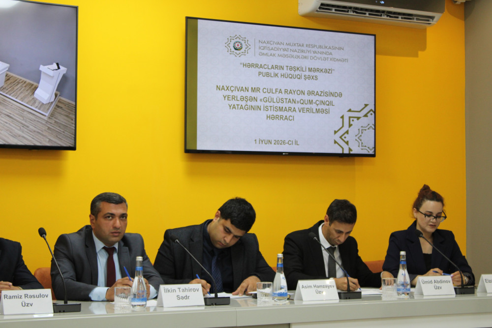 Culfadakı "Gülüstan" qum-çınqıl yatağı istifadəyə verilib<font color=red> - FOTOLAR</font>