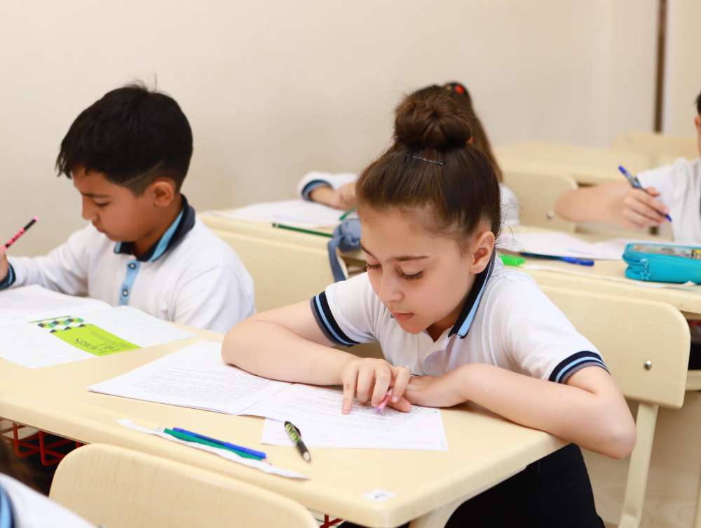 Bu gün Naxçıvanda IV siniflər üzrə monitorinq keçirilir<font color=red> - FOTOLAR</font>