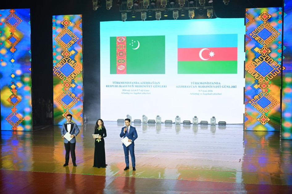 Türkmənistanda Azərbaycan Mədəniyyəti Günlərinə Dövlət Rəqs Ansamblının konserti ilə yekun vurulub<font color=red> - FOTOLAR</font>