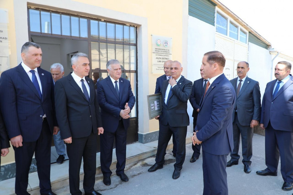 Culfada Vəkil Bürosunun açılışı olub<font color=red> - FOTOLAR</font>