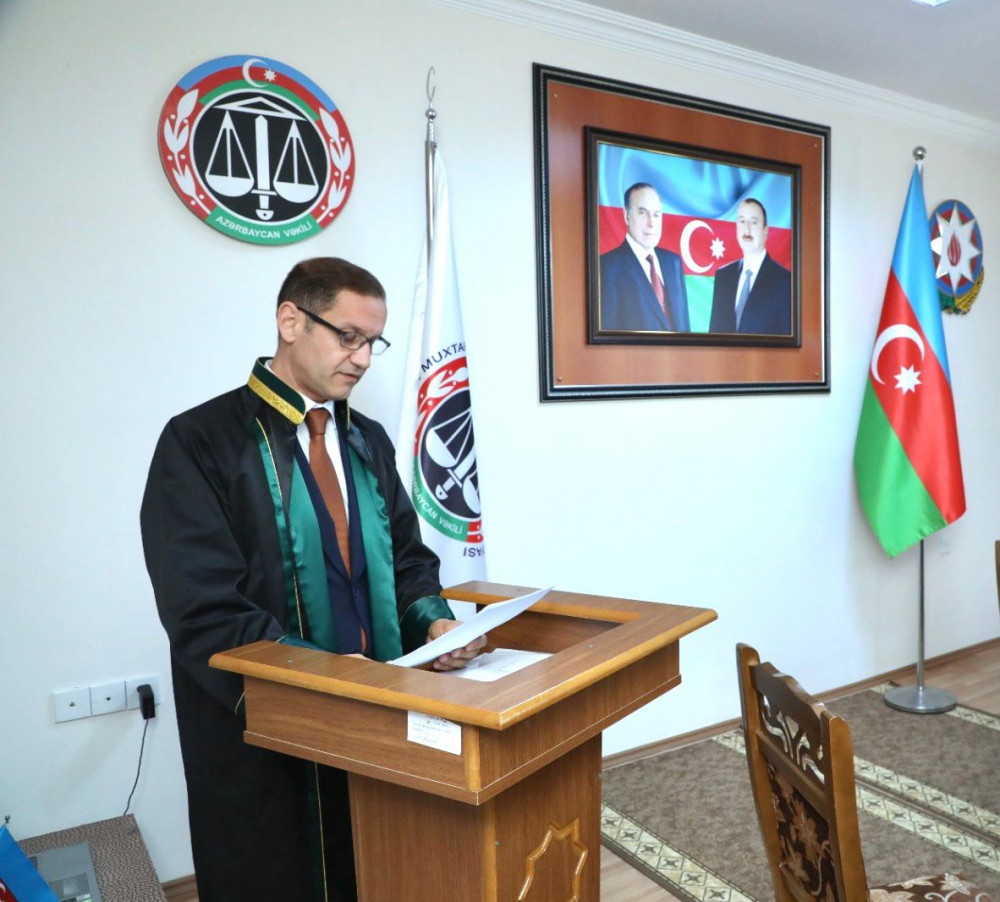 Naxçıvan Muxtar Respublikası Vəkillər Kollegiyası üzvlərinin növbəti ümumi yığıncağı keçirilib<font color=red> - FOTOLAR</font>