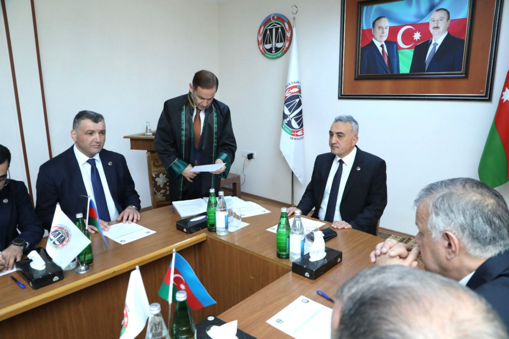 Naxçıvan Muxtar Respublikası Vəkillər Kollegiyası üzvlərinin növbəti ümumi yığıncağı keçirilib<font color=red> - FOTOLAR</font>